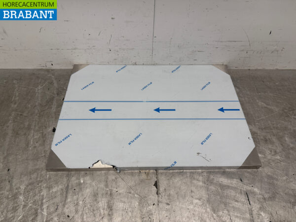 Stainless steel Worktop 100 x 70 x 4 cm Catering