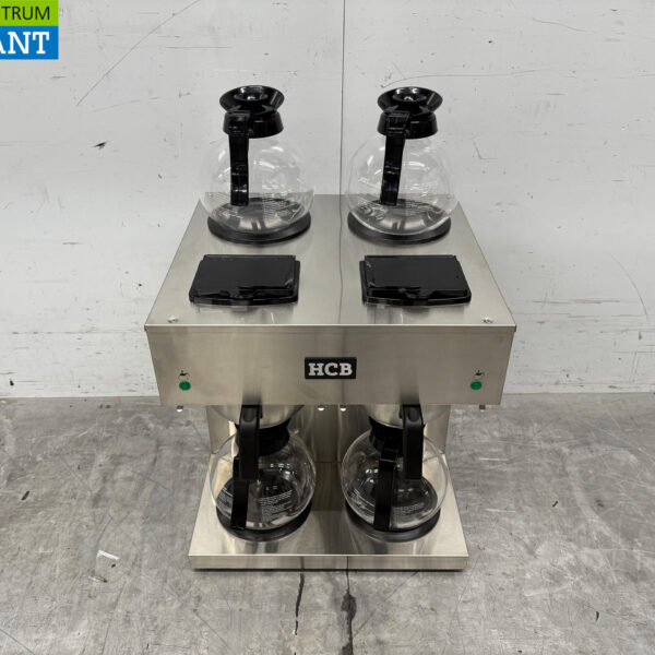 Stainless steel HCB Double Coffee Maker Coffee machine 2 x 1.8 liters 230V Horeca