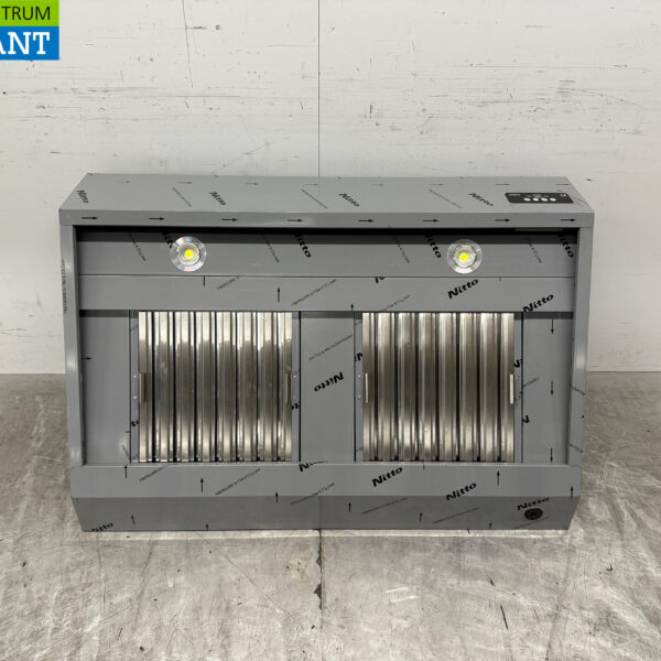 Stainless steel Combisteel Extractor Hood Hood Motor 900 kuub Sloping model 120 cm 230V Horeca
