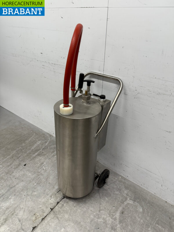 Stainless steel FRY MATE Frying Oil Transporter Grease Pump 40 liter Catering Cafeteria - Image 2