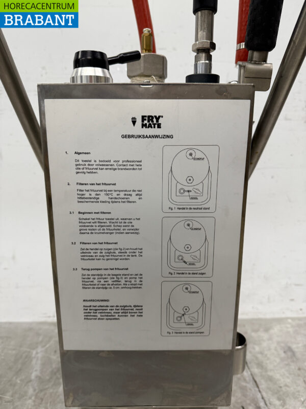 Stainless steel FRY MATE Frying Oil Transporter Grease Pump 40 liter Catering Cafeteria - Image 5