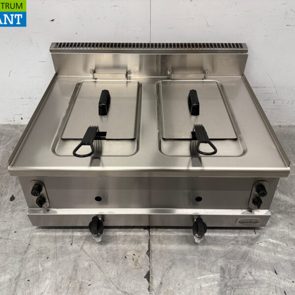 Stainless steel Combisteel Double Fryer 2 x 8 liter Natural Gas Catering