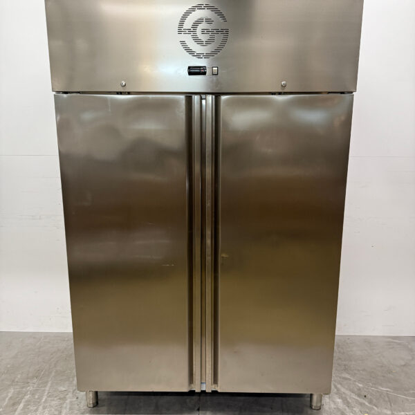 Stainless steel Double Door Freezer 1400 liters 230V Horeca