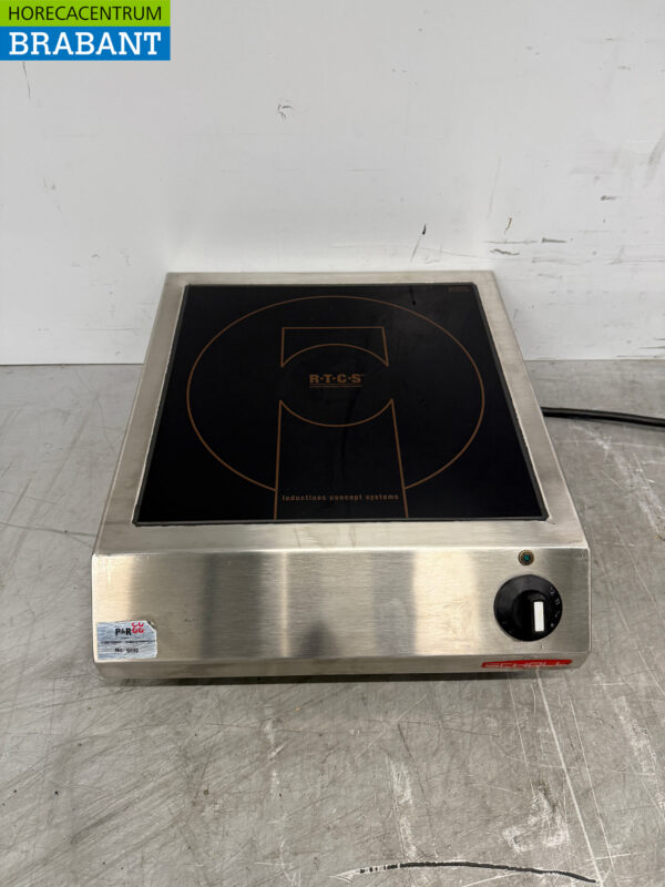 Stainless steel Scholl Induction Hob 5 kW 400V Horeca