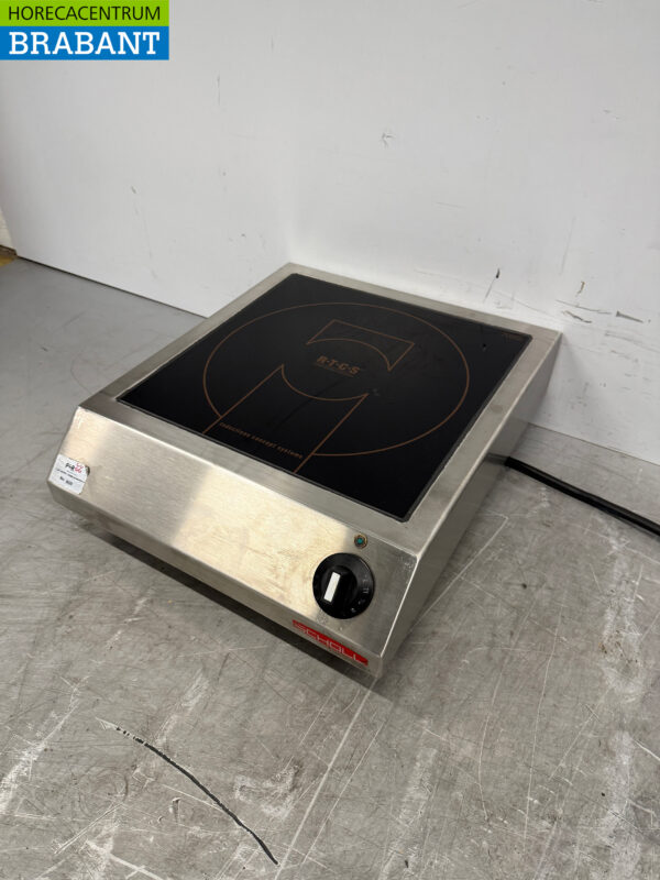 Stainless steel Scholl Induction Hob 5 kW 400V Horeca - Image 2