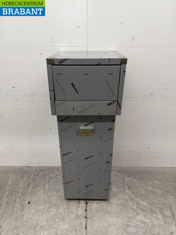 Stainless steel Combisteel Trash Can Waste Bin 80 liters Horeca