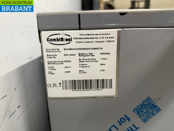 Stainless steel Combisteel Ice cube machine 32 kg/pd 230V Horeca - Image 5