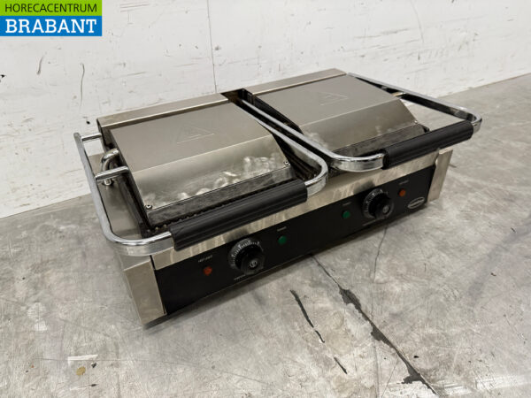 Stainless steel Combisteel Double Contact Grill Panini Grill Ribbed 230V Catering - Image 3
