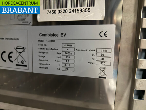 Combisteel Bar Refrigerator 3 Folding Doors 200,5 cm 230V Catering - Image 5