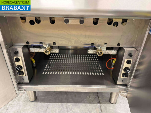 Stainless steel Combisteel Double Deep Fryer 2 x 15 Liter GAS Catering - Image 5