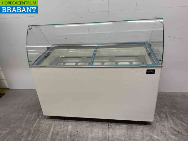 Mobile Combisteel Tenerife Scoop ice cream display case 10 trays 230V Horeca