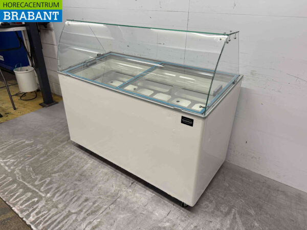 Mobile Combisteel Tenerife Scoop ice cream display case 10 trays 230V Horeca - Image 2