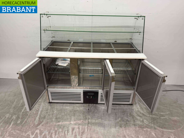 Stainless steel Combisteel Saladette 3 Doors 136,5 cm 230V Horeca - Image 5