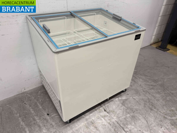 Mobile Combisteel Corsica Scoop ice cream display case 6 trays 230V Horeca - Image 3