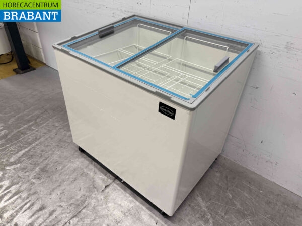 Mobile Combisteel Corsica Scoop ice cream display case 6 trays 230V Horeca - Image 4