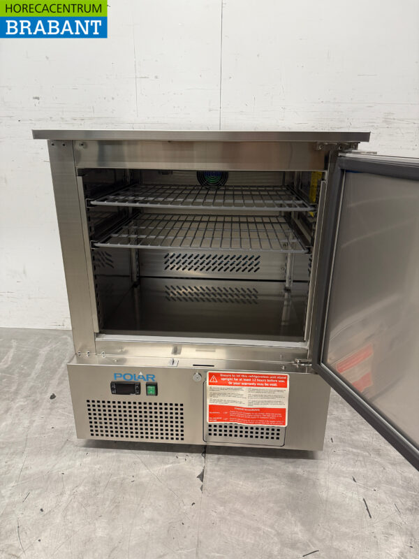 Stainless steel Polar Low model Freezer Freezer cabinet 140 liters 230V Catering - Image 4