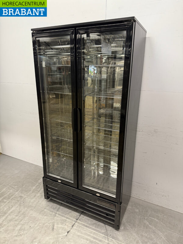 Combisteel Double Door Glass Door Refrigerator 2 Folding Doors 420 liters 230V Horeca - Image 3