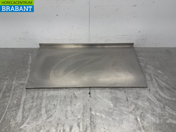 Stainless steel Worktop Raised Edge 138.5 x 70 cm Catering