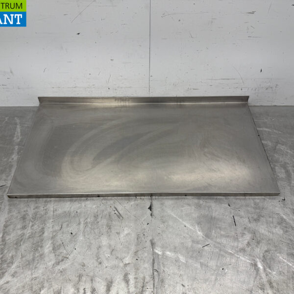 Stainless steel Worktop Raised Edge 138.5 x 70 cm Catering