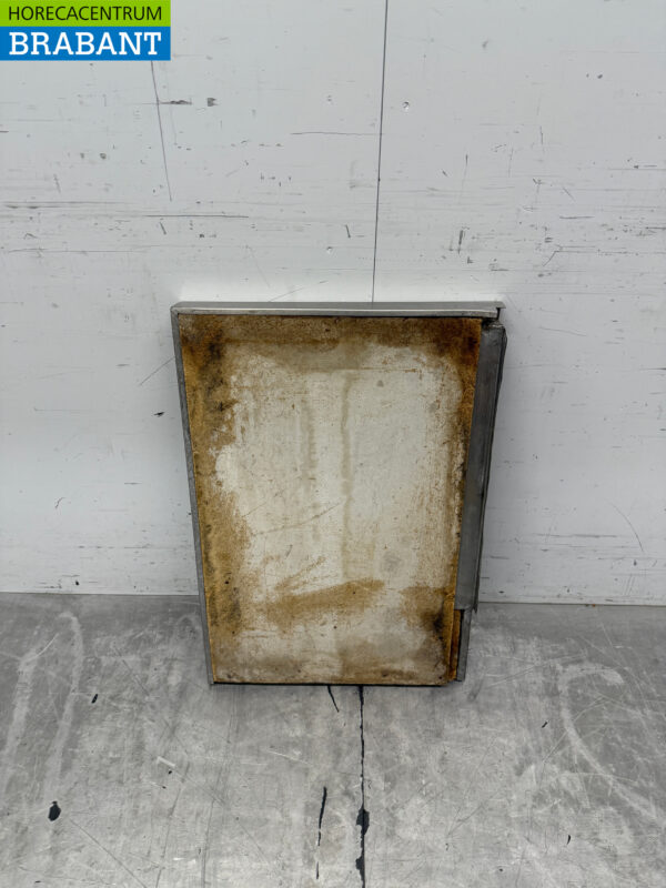 Stainless steel draining board for push-through dishwasher 52 x 76 cm Horeca - Image 4