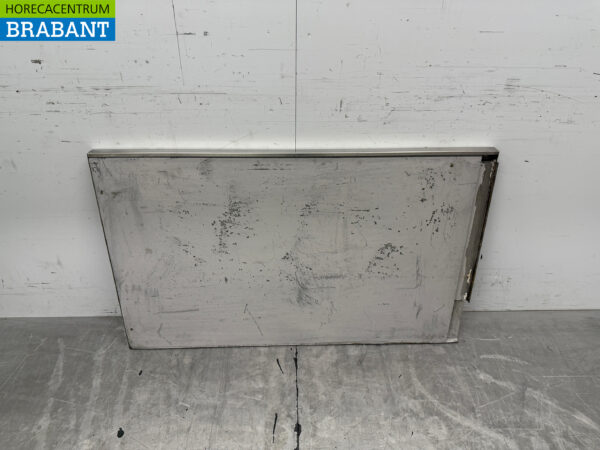 Stainless steel draining board for pull-through dishwasher 120 x 72 cm Horeca - Image 4