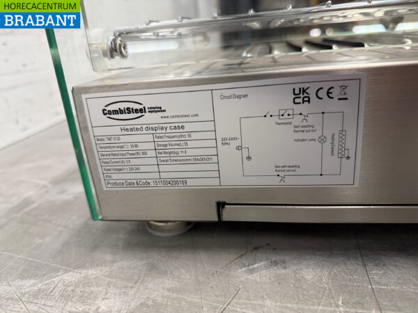 Combisteel Hot Display Cabinet 230V Catering - Image 5
