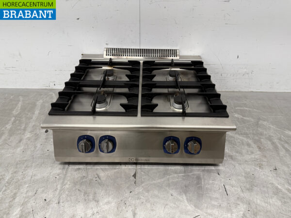 Stainless steel Electrolux Surface stove 4 burners 80 cm GAS Catering