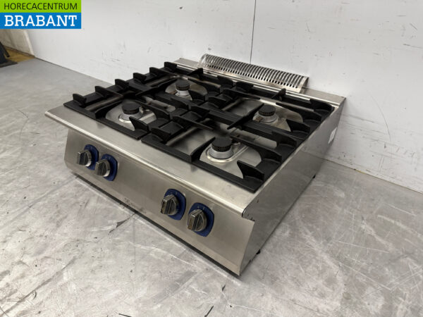 Stainless steel Electrolux Surface stove 4 burners 80 cm GAS Catering - Image 2