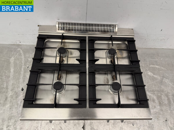 Stainless steel Electrolux Surface stove 4 burners 80 cm GAS Catering - Image 4