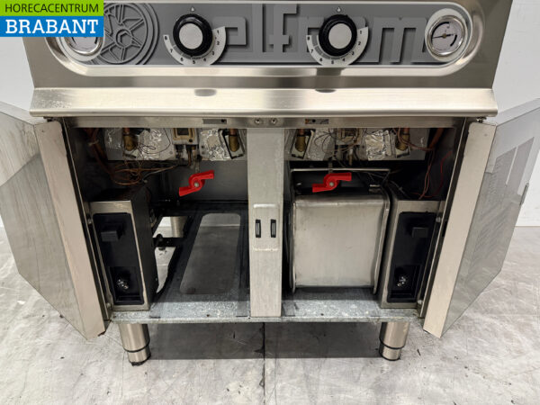 Stainless steel Elframo Double Fryer 2x 17 liters GAS Catering - Image 5