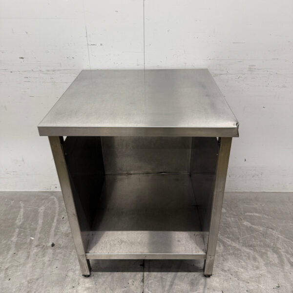 Stainless steel Worktable with undershelf 70 x 70 x 90 cm Horeca