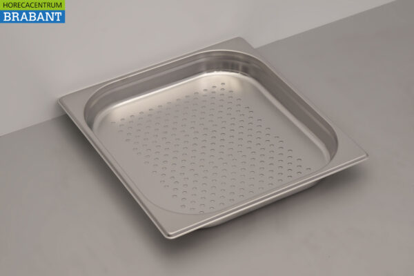 Stainless steel Perforated Gastronorm Tray GN Tray 2/3 GN Depth 40 mm Catering - Image 3