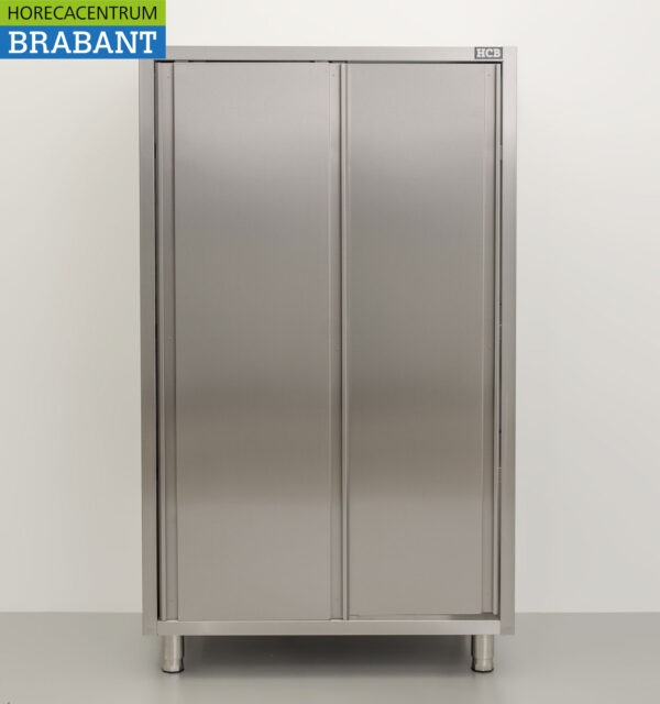 Stainless steel HCB Serving Cabinet Work Cabinet 2 doors Premium-line 80 cm Hospitality (kopie)