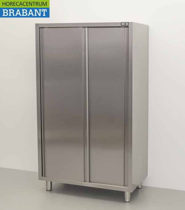 Stainless steel HCB Serving Cabinet Work Cabinet 2 doors Premium-line 80 cm Hospitality (kopie) - Image 2