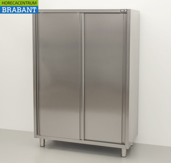 Stainless steel HCB Serving Cabinet Work Cabinet 2 doors Premium-line 80 cm Hospitality (kopie) (kopie) - Image 2