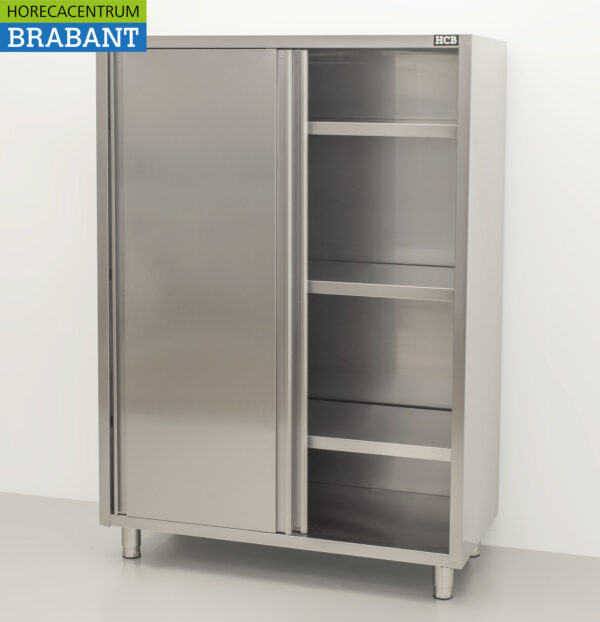 Stainless steel HCB Serving Cabinet Work Cabinet 2 doors Premium-line 80 cm Hospitality (kopie) (kopie) - Image 4