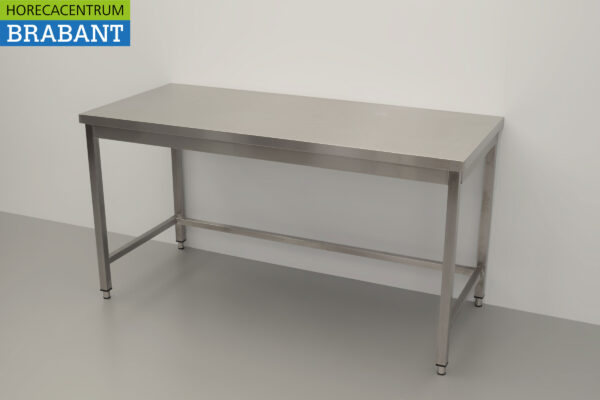 Stainless Steel Work Table Basic-line 160 x 70 x 85 cm Catering - Image 2