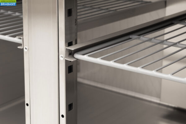 Stainless steel Freezer workbench 3 doors 1/1 gastronorm 179,5 cm Catering - Image 8