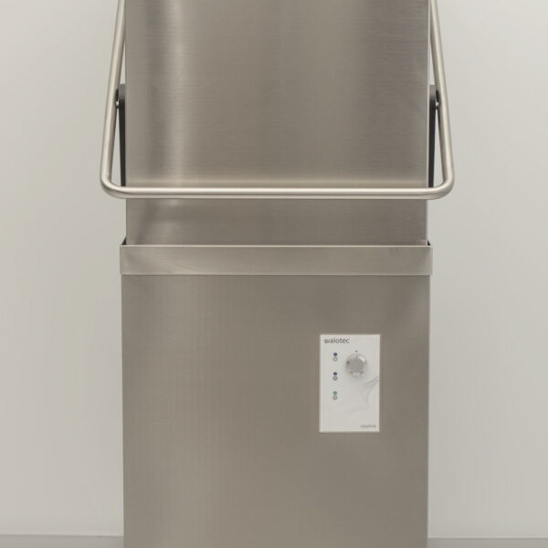 Stainless steel Asber Basic-line Pass-through dishwasher with drain pump and soap pumps 400V Catering