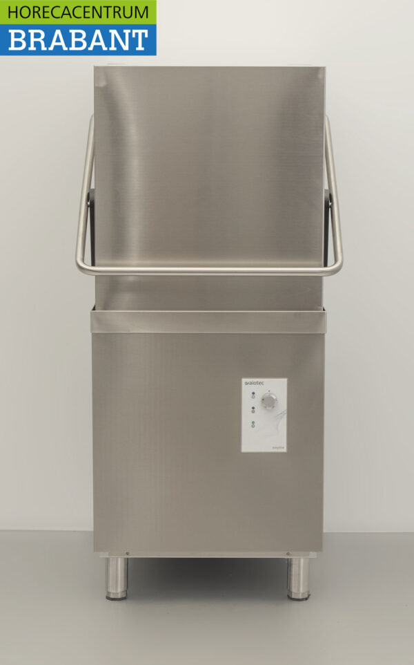 Stainless steel Asber Basic-line Pass-through dishwasher with drain pump and soap pumps 400V Catering
