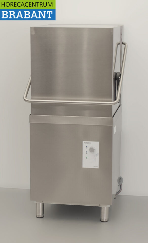 Stainless steel Asber Basic-line Pass-through dishwasher with drain pump and soap pumps 400V Catering - Image 2
