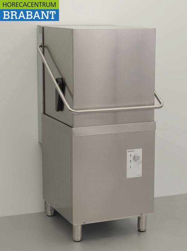 Stainless steel Asber Basic-line Pass-through dishwasher with drain pump and soap pumps 400V Catering - Image 3