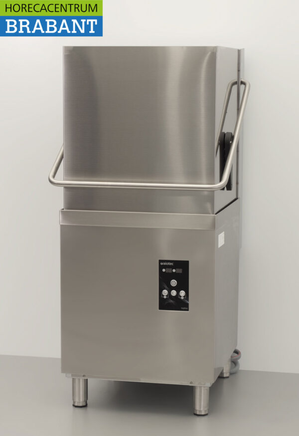 Stainless steel Asber Profi-line Sliding dishwasher with drain pump and soap pumps 400V Catering - Image 2