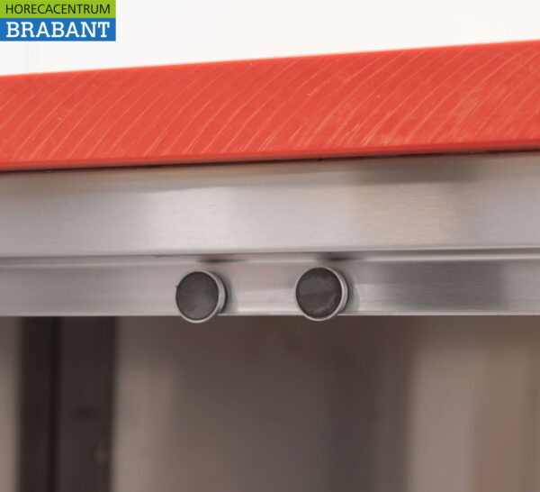 HCB Stainless Polyethylene PE Work Cabinet Cabinet Cutting Table 2 folding doors 3 drawers 140 cm Catering Butchery - Image 9