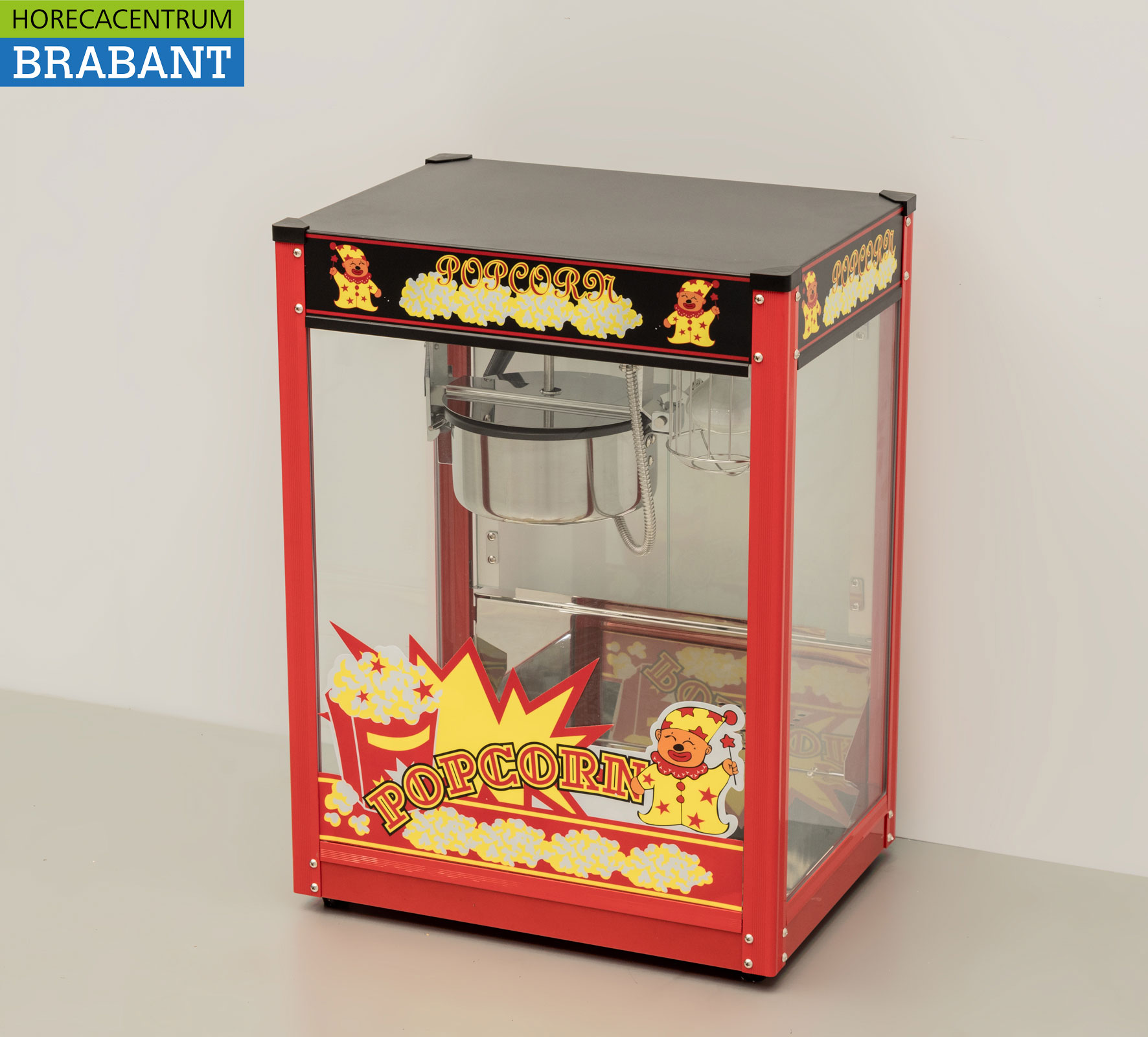 HCB Popcorn machine Popcorn machine Black 230V Braderie Market Catering - Image 2