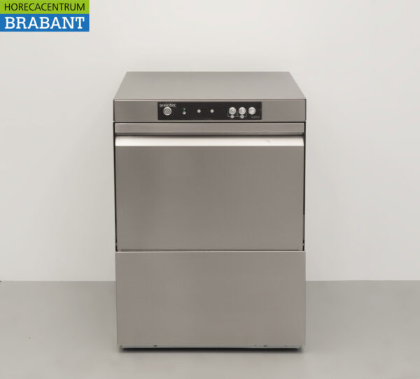 Stainless steel Asber Profi-line Plus Dishwasher Dishwasher with water softener and drain pump 400V Horeca