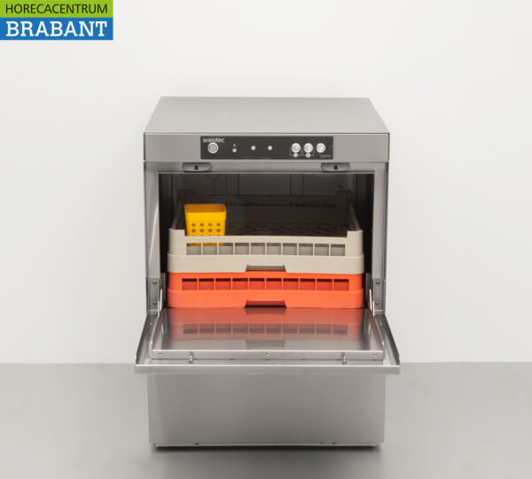 Stainless steel Asber Profi-line Plus Dishwasher Dishwasher with water softener and drain pump 400V Horeca - Image 4