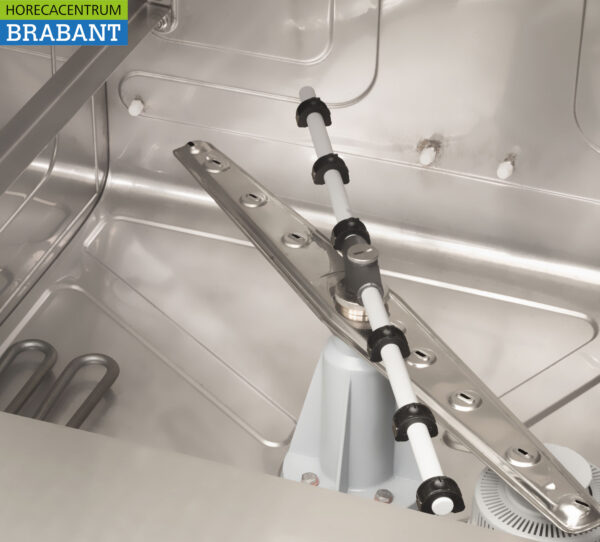 Stainless steel Asber Profi-line Plus Dishwasher Dishwasher with water softener and drain pump 400V Horeca - Image 8