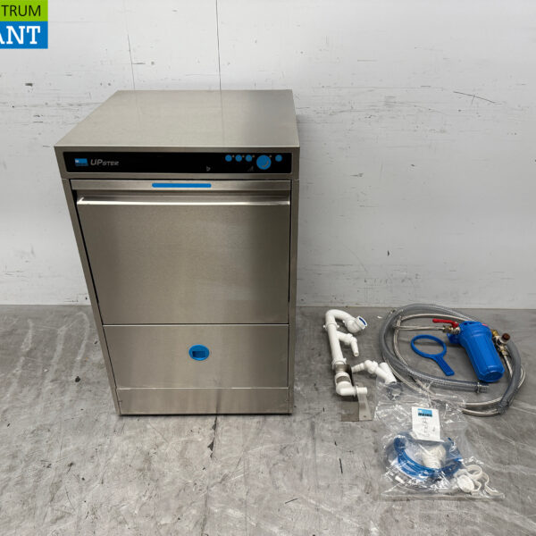 Stainless steel Meiko Upster Dishwasher with drain pump 400V Catering
