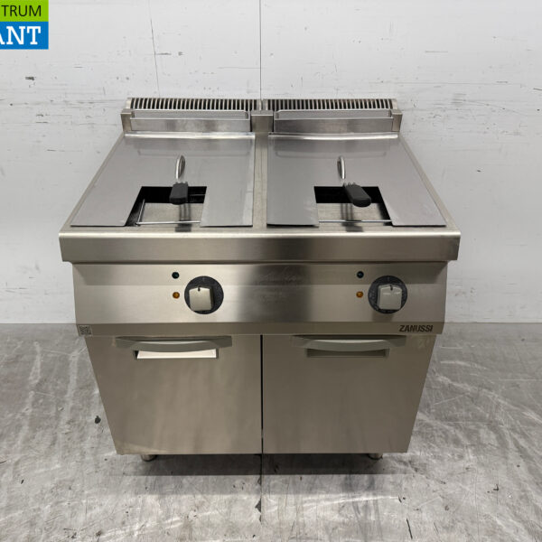 Stainless steel Zanussi Double Fryer 2 x 15 liters 400V Bj. 2022 Catering